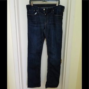 Straight regular waist jeans